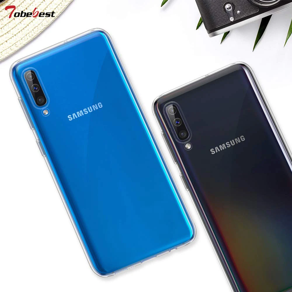 For Samsung Galaxy A50 Case Slim Clear Soft TPU Coque For Samsung A50 A 50 2019 A505 A505F Silicone Protective Transparent Cover image 2