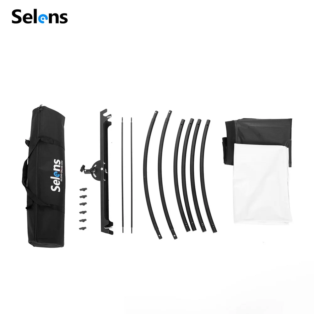 Selens U-type Reflector With Tripod Collapsible Photography Light Reflective Screen for Studio MultiPhoto Disc Diffuers Acessory