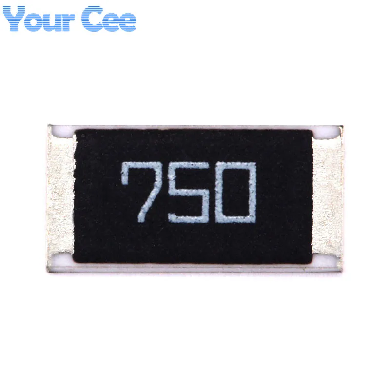 100pcs/10pcs 75ohm 2512 SMD Chip Resistor 75 Ohm 75R 750 1W 5% Resistance DIY Kit