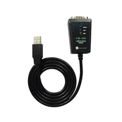 High Quality USB 2.0 to Serial RS-232 DB9 9Pin Adapter Converter Cable FTDI Chipset Length 1M USB TO RS232 SUPPORT WIN10