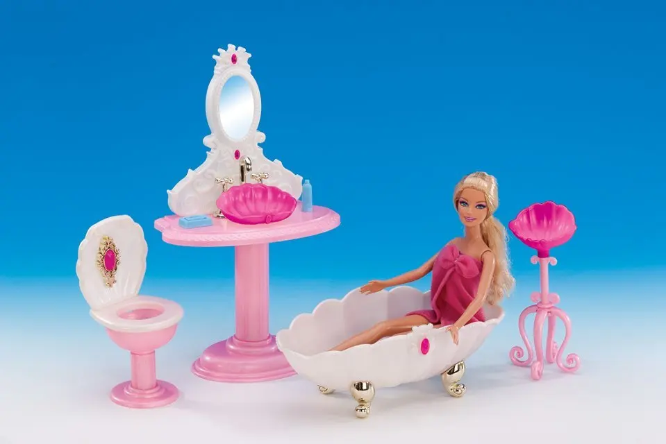 for bathroom for barbie shower furniture bjd doll dream house bathroom bathtub accessories set toy