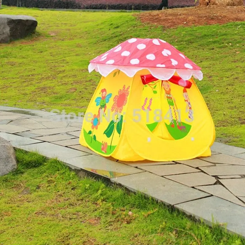 Tentes en tissu traditionnelles, jouets de dessin animé, Sports de plein air, loisirs, maison de jeu, tente pliable pour enfants, 2021