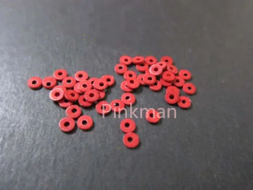 

1000 Pcs M12 12mmx24mmx1.2mm Red Insulating Fiber Washer