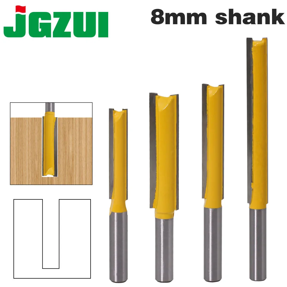 Cortador de Bocados de Router de Fundo de Limpeza Longa Cnc Woodworking Clean Bits mm Shank 1pc