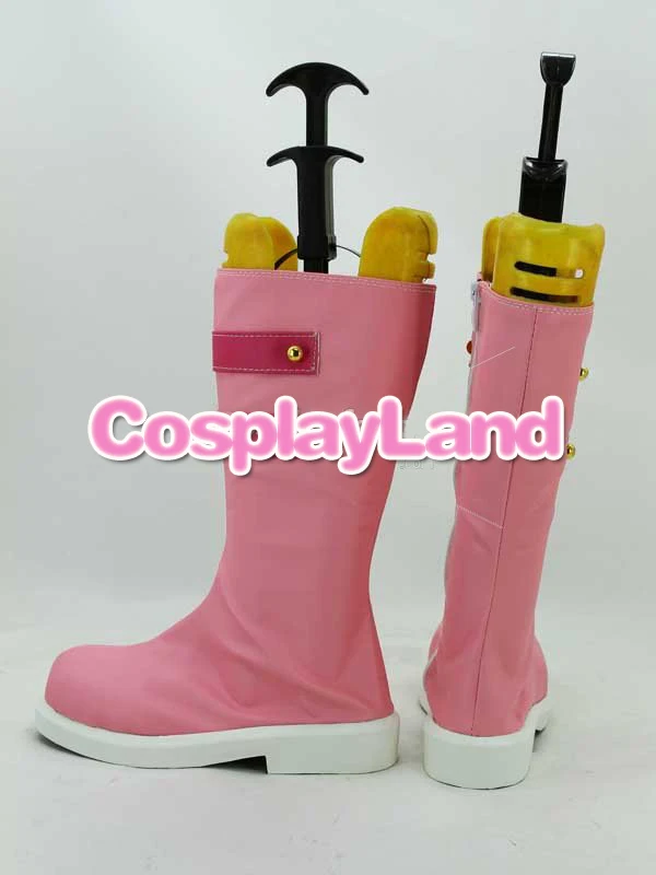 Customize Boots Love Live ! Start Dash!! Kousaka Honoka Pink Cosplay Boots Cosplay Costume Anime Party Shoes