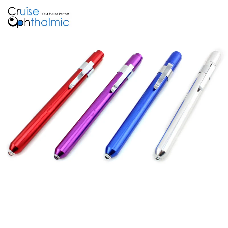 12 pcs/lot Optican Surgical Pen light with Pupil Guage