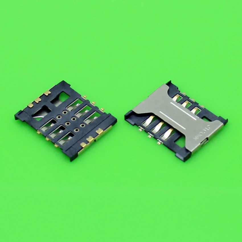 ChengHaoRan 1 Piece sim card socket for lenovo A388T A300T A238T A688T A398T A628T card reader holder tray slot connector.KA-154