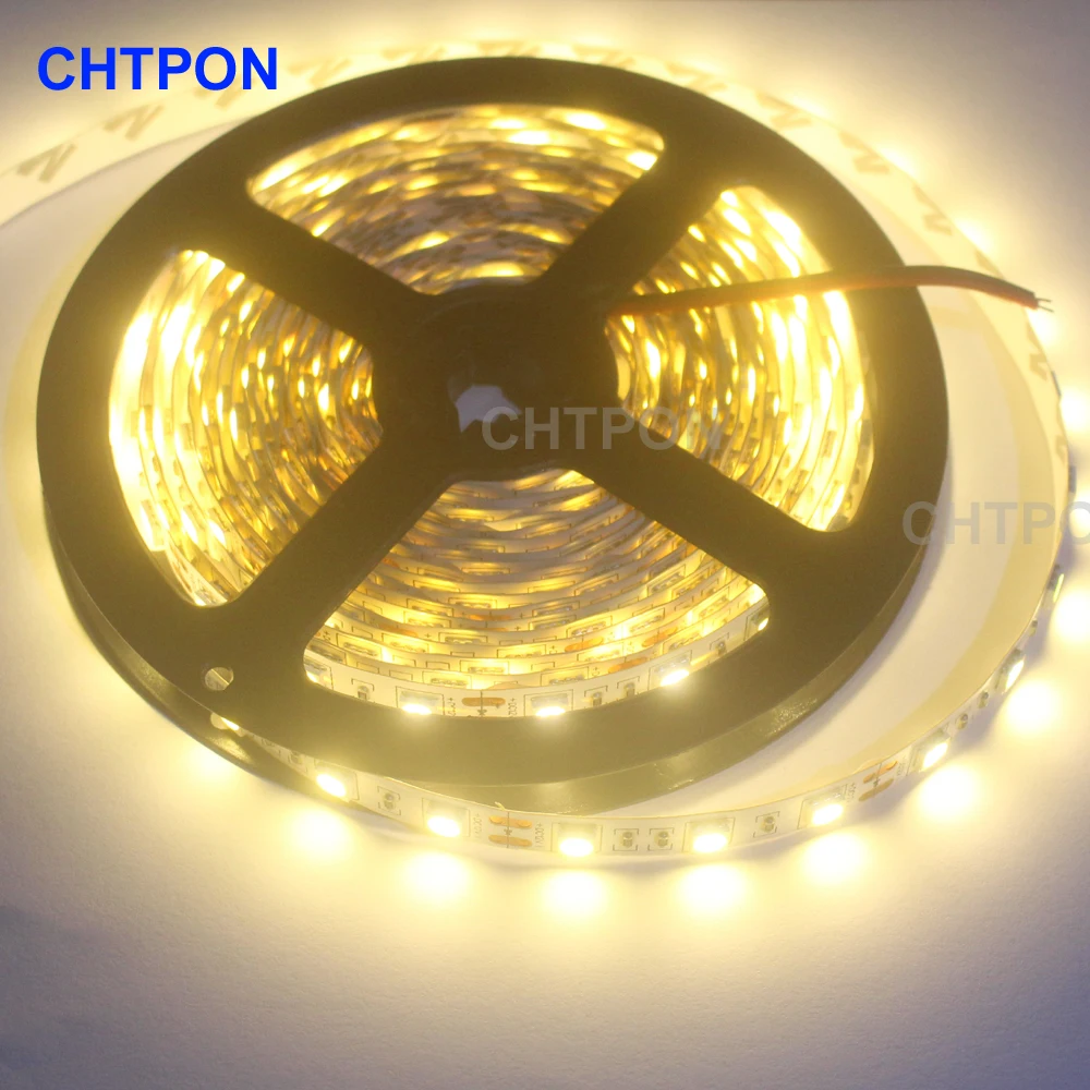 1m 2m 3m 4m 5m DC 12V Flexible LED Strip light 5050SMD ip20 Non-waterproof 60/120/180/240/300LEDs High Bright 10mm RGB LED Tape