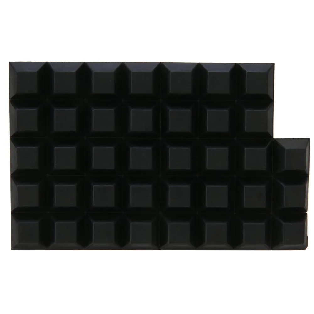 40Pcs Self-Adhesive Rubber Bumper Stop Non-slip Feet Door Buffer Pad For Home Funiture Accessories