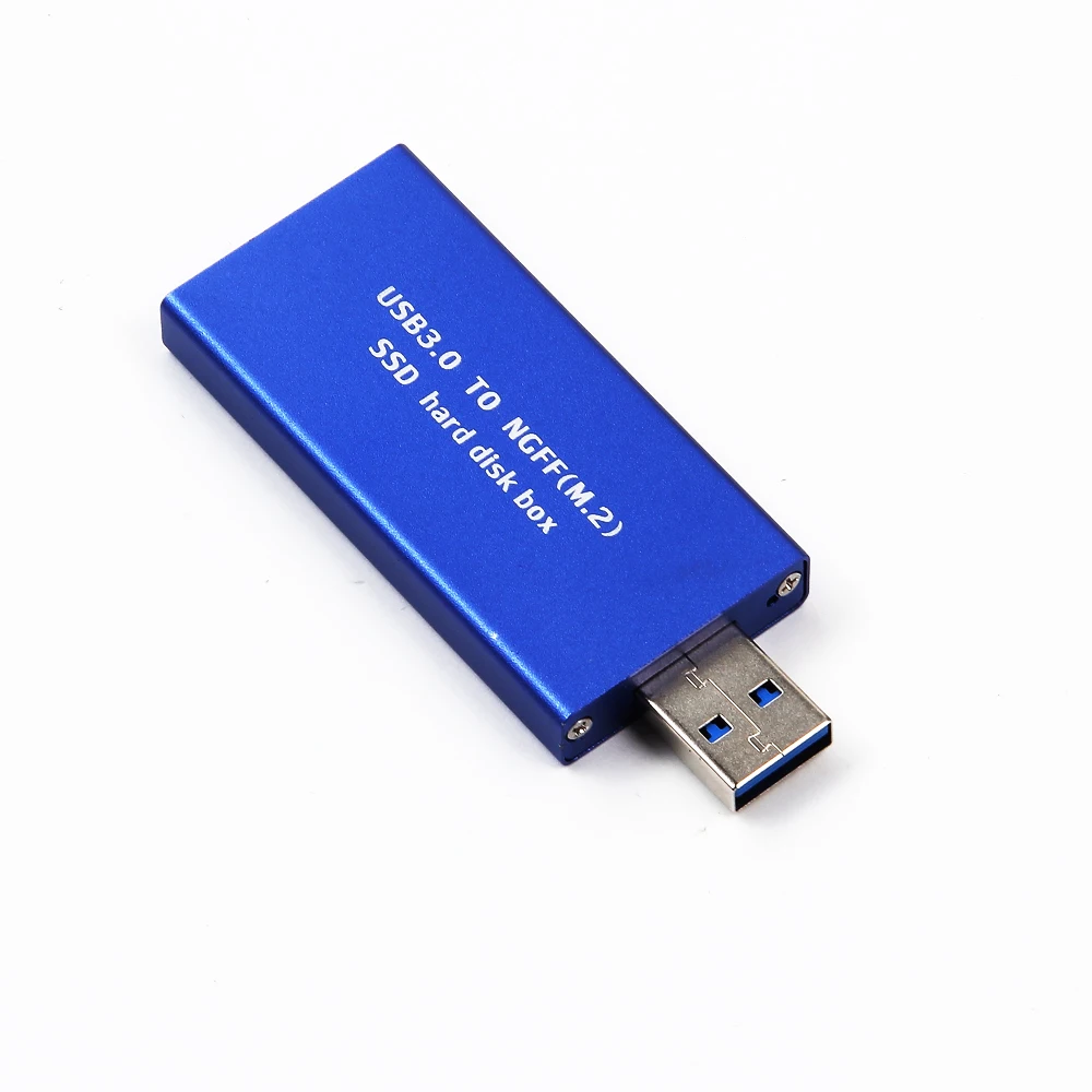 

Compact USB 3.0 USB3.0 to M.2 NGFF B Key SSD 2230 2242 Adapter Card Converter Enclosure Case Cover Box