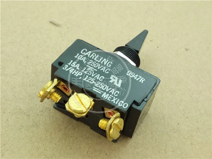 

Original new 100% 10A250VAC 15A125VAC 3pin toggle switch reset left and right reset