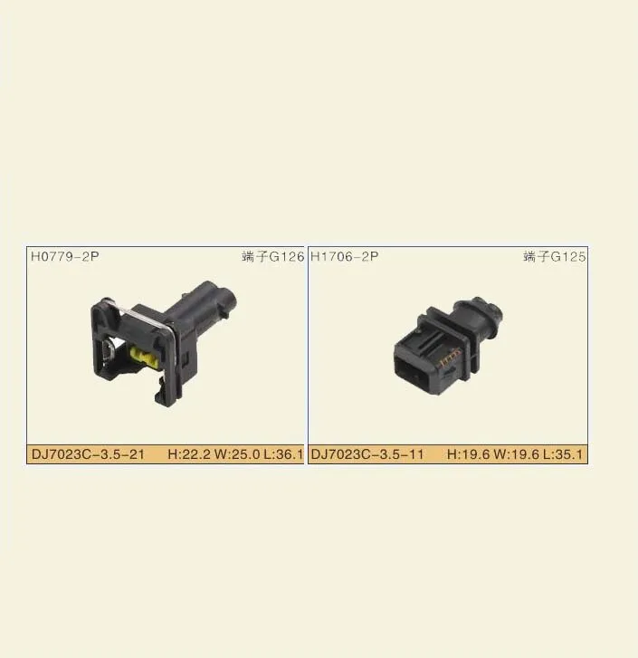 AMP Tyco 2 Pin/Way Female And Male Electronic Injector Socket Plug Automobile Waterproof Connector