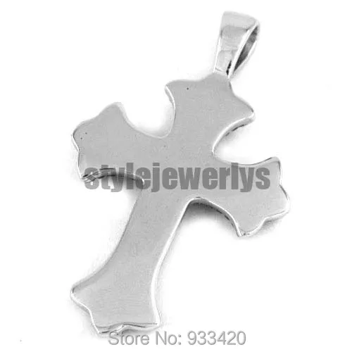 Free shipping! Cross Heart Pendant Stainless Steel Jewelry Punk Cross Motor Pendant SWP0188