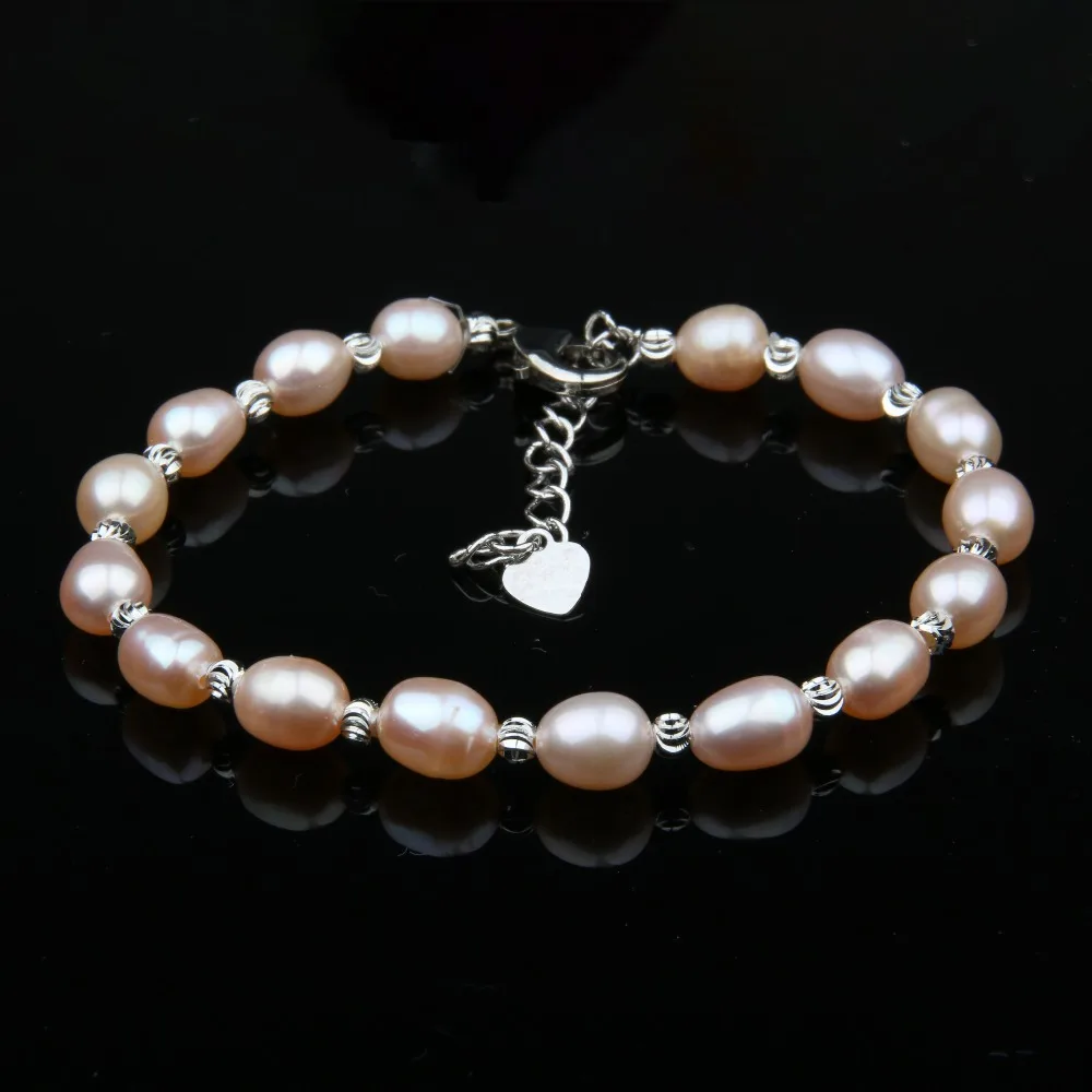 100% Natural Freshwater Pearl Bracelets Natural Pearl Bracelet for Women Cuff Bangles Wrap Beads Bracelet
