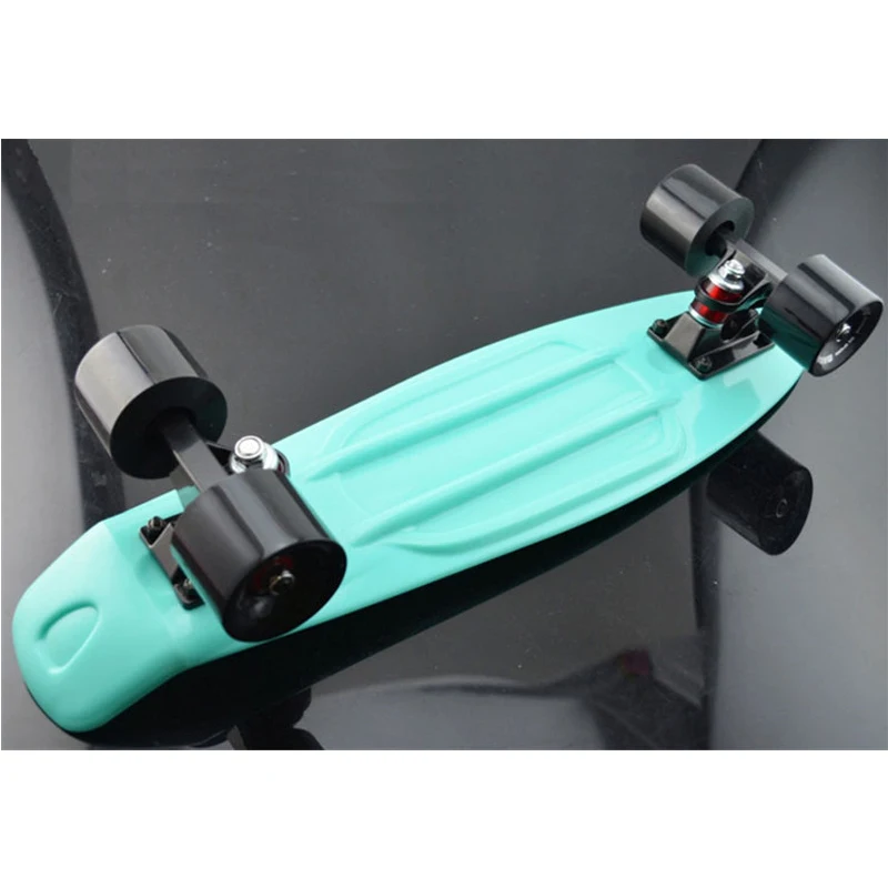 

Mint Plastic Penny Board Mini Cruiser Skateboard 22" Retro Longboard No Assembly Required Complete Board