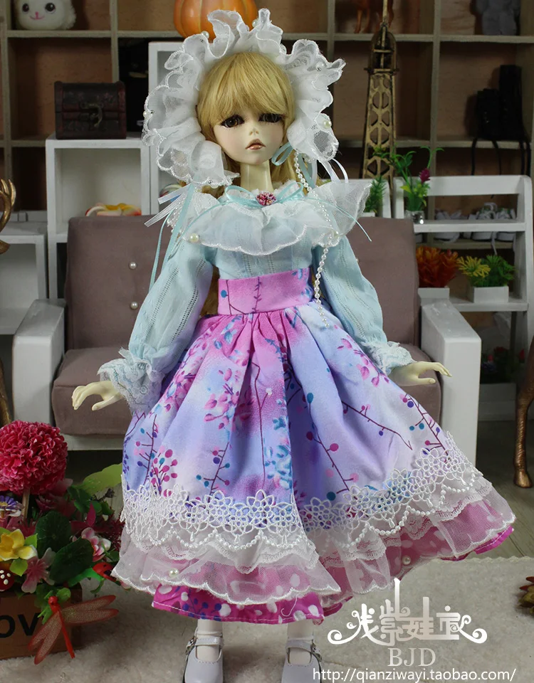 1/4 1/3 scale BJD dress+socks set for BJD/SD clothing doll accessories,Not included doll,shoes,wig,and other accessories 18D1604