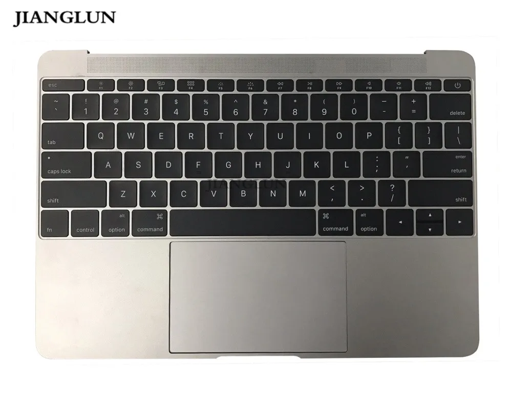 

JIANGLUN For Apple A1534 2015 year laptop palmrest topcase with US layout keyboard with touchpad