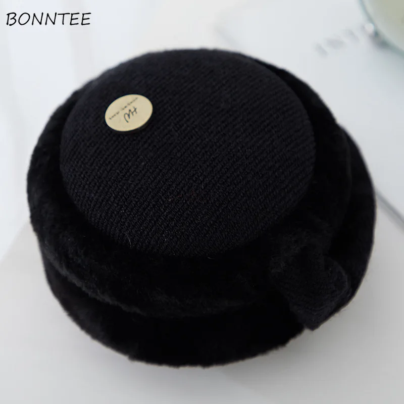 Earmuffs Women 2020 Winter Elegant Aesthetic Simple Solid Cotton Plush Womens Ear Warmers Lovely Korean Style Ladies Earmuff