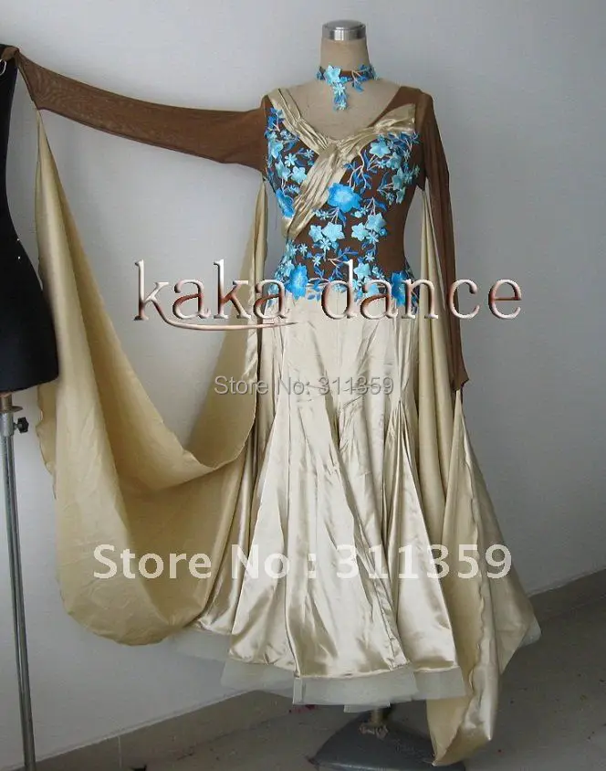 

Free shipping 100% New Competition ballroom Standard dress(any colour,ecah size)-KAKA-B225