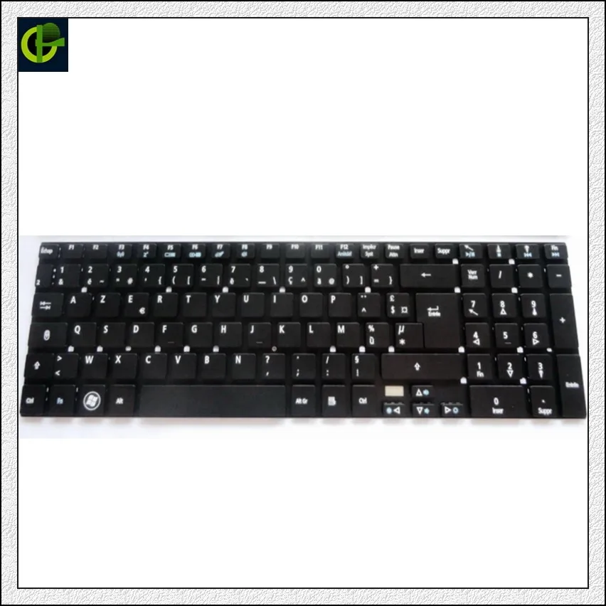 

French AZERTY Keyboard For packard Bell Easynote MP-10K36F0-698 PK130HQ1A14 MS2397 Black FR