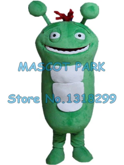 

green warm mascot costume insect custom cartoon character cosply adult size carnival costume SW3082