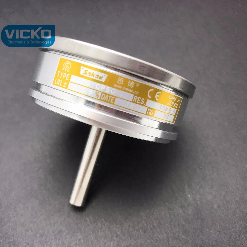 [VK]ORIGINAL  Japan Sakae CP50 1K 2K 5K 10K high precision single lap wire wound resistor potentiometer SWITCH