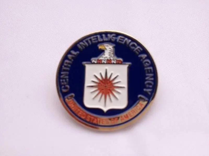 Militaria departament usa centralnej agencji wywiadowczej znaczek przypinka-US040
