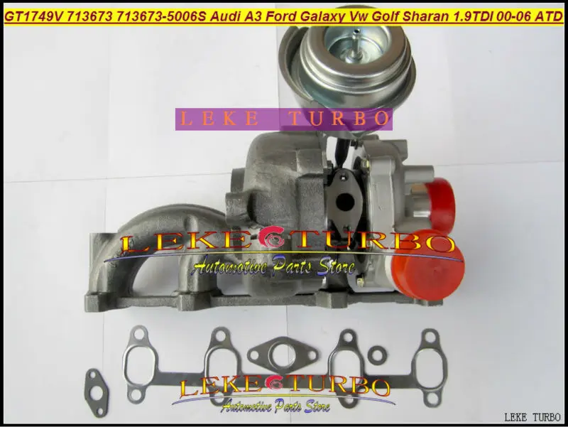 

ww GT1749V 713673 -5006С 713673 03825301 Для Audi A3 для Ford Galaxy для VW Golf Sharan Octavia I 00- ATD AUY AJM 1.9L TDI 115HP