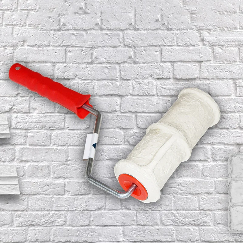 Rodillo de pintura estampado para el hogar, cepillo decorativo de pared, herramientas de bricolaje, protección del medio ambiente, cilindro de transferencia de dibujo