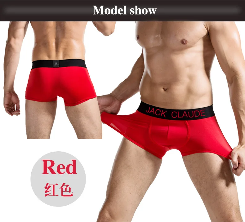 Jack Claude Mens Underwear Boxers Men Underpants Boxer Shorts Modal Male Panties Pouch Sheath Underpants M XXL