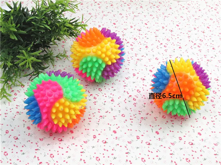 Massage Thrust Hit Light Flash Ball Vent Ball Toys For Children 2021