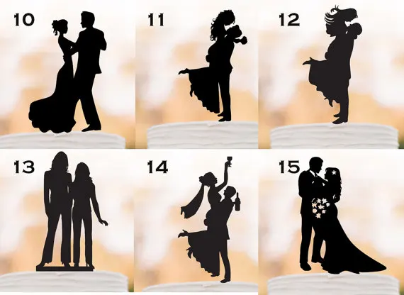 Bride and groom Wedding Cake topper silhouette, Drunk bride, Gay wedding lesbian Couple cake topper, acrylic cake topper, funny