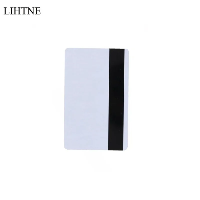 100PCS 300 OE Low Resistant Magnetic Stripe Card CR80 LOCO Blank PVC Magnetic Cards