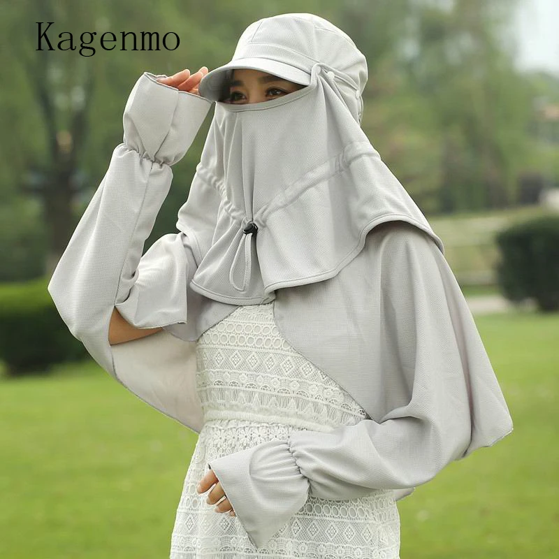 Kagenmo Sunbonnet 360 sun hat sun hat female summer male  baseball neck protection anti-uv