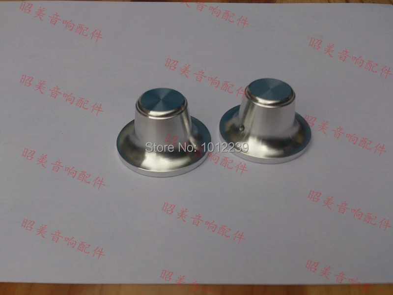 1 pcs Diâmetro 38mm alta 22mm todos os sólidos de alumínio botão de Volume amplificador De Áudio potenciômetro knob