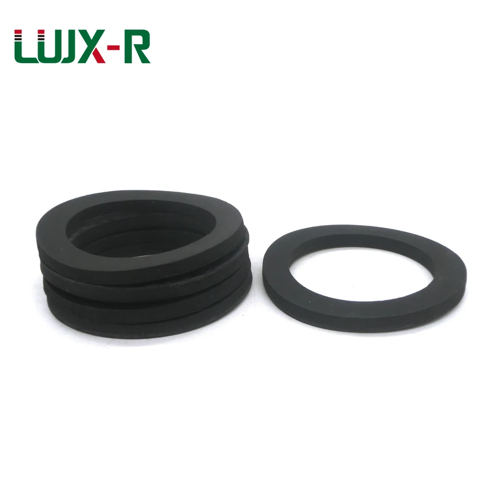 LUJX-R Thickness 5mm Rubber Flat Gasket Nitrile Plain Washer Quick Connector Gaskets ID22/28/33/41/47/60/76/98mm Sealing Rings