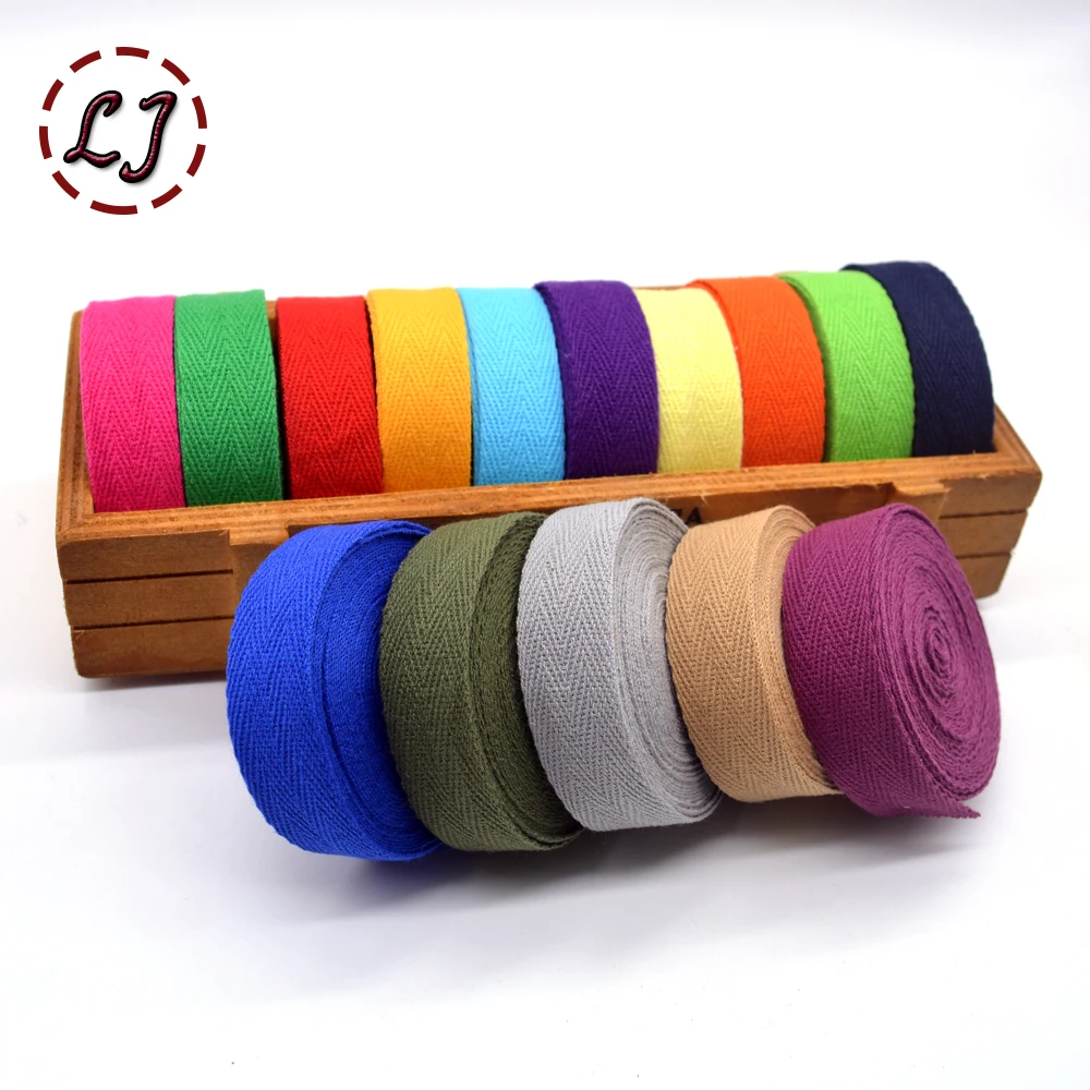 New colourful 10mm chevron 100% cotton ribbon webbing herring bonebinding tape lace trimming for packing accessories DIY