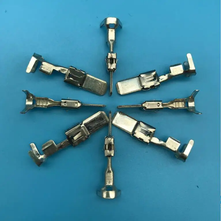 Free shipping  6.3MM car male wire connector crimp terminal auto copper terminal public terminals for  composite inser