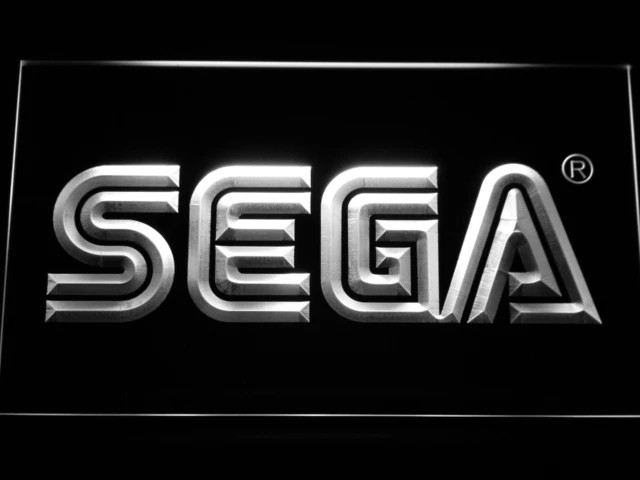 e054 Sega LED Neon Light Signs with On/Off Switch 20+ Colors 5 Sizes to choose