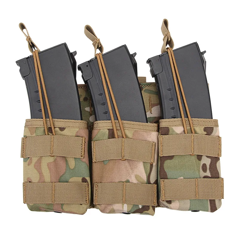 For 7.62 Single Double Triple Bag 1000D Adjustable Tactical Molle Magazine Pouch Utility Storage Bags WoSporT