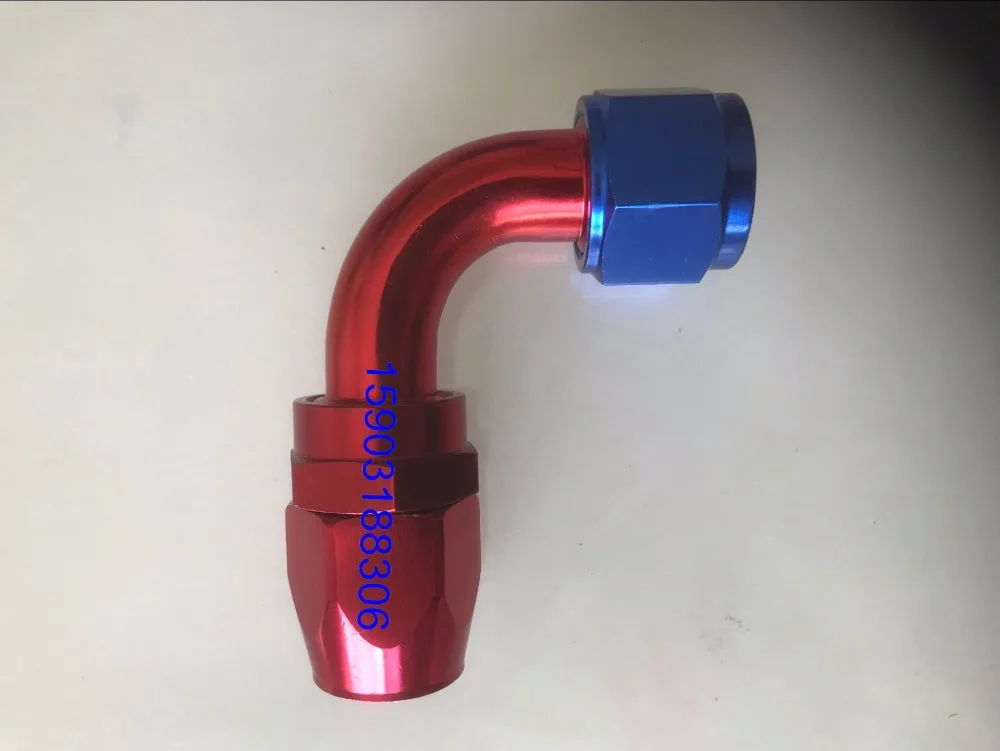 

Aluminium Oil Fittings Oil Cooler Hose Fittings AN12 90 Degree Swivel Elbow AN HOSE ENDS