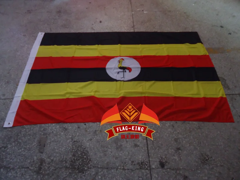 

Uganda national flag,100% polyster,120*180CM,Anti-UV,Digital Printing,flag king, Uganda banner