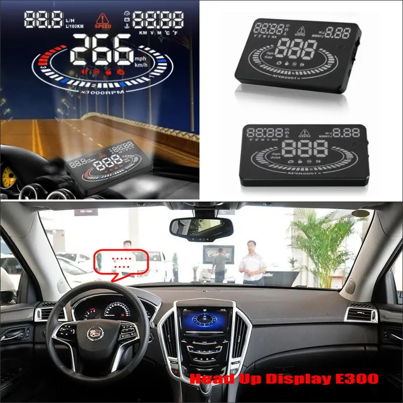For Cadillac SRX 2012-2015 Car HUD Head Up Display Auto Accessories Safe Driving Screen Plug And Play Film Projector Windshield