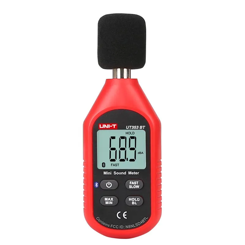 UNI-T UT353 UT353BT Mini Sound Lever Meter/Range 30～130dB/Overload Indication