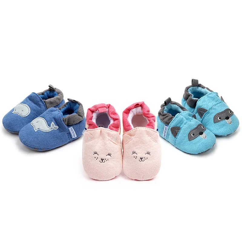 

Fashion Cartoon First Walkers Spring Autumn Baby Home Shoes Soft Sole Indoor Slippers Infant Crib Shoes