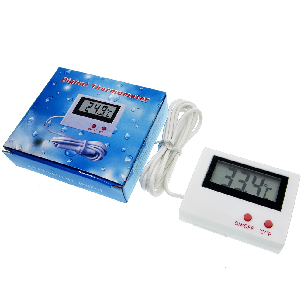 HT-5 Thermometer electronic LCD digital temperature display External Sensor Integration especially for refrigerator