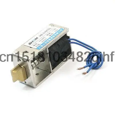 DC24V 1.5A 10mm Stroke 1kg Force Open Frame Actuator Door Lock Solenoid