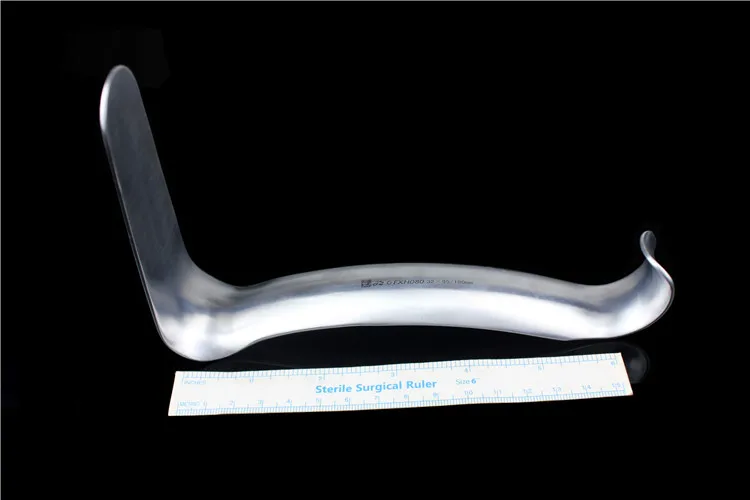 

JZ Medical surgery instrument 304 stainless steel vaginal retractor Obstetrics Gynecology retracter vaginal Test Concave head