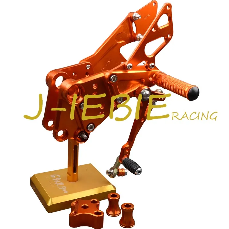 

CNC Racing Rearset Adjustable Rear Sets Foot pegs Fit For KTM DUKE 125 200 390 2012 2013 2014 2015 2016 ORANGE