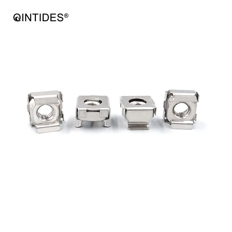 QINTIDES M4 M5 M6 M8 castle nuts 304 stainless steel Floating Nut Cage Nuts Cabinet Tin Nut